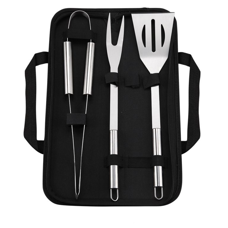 BBQ Tool Set with Carry Bag – 7-Piece