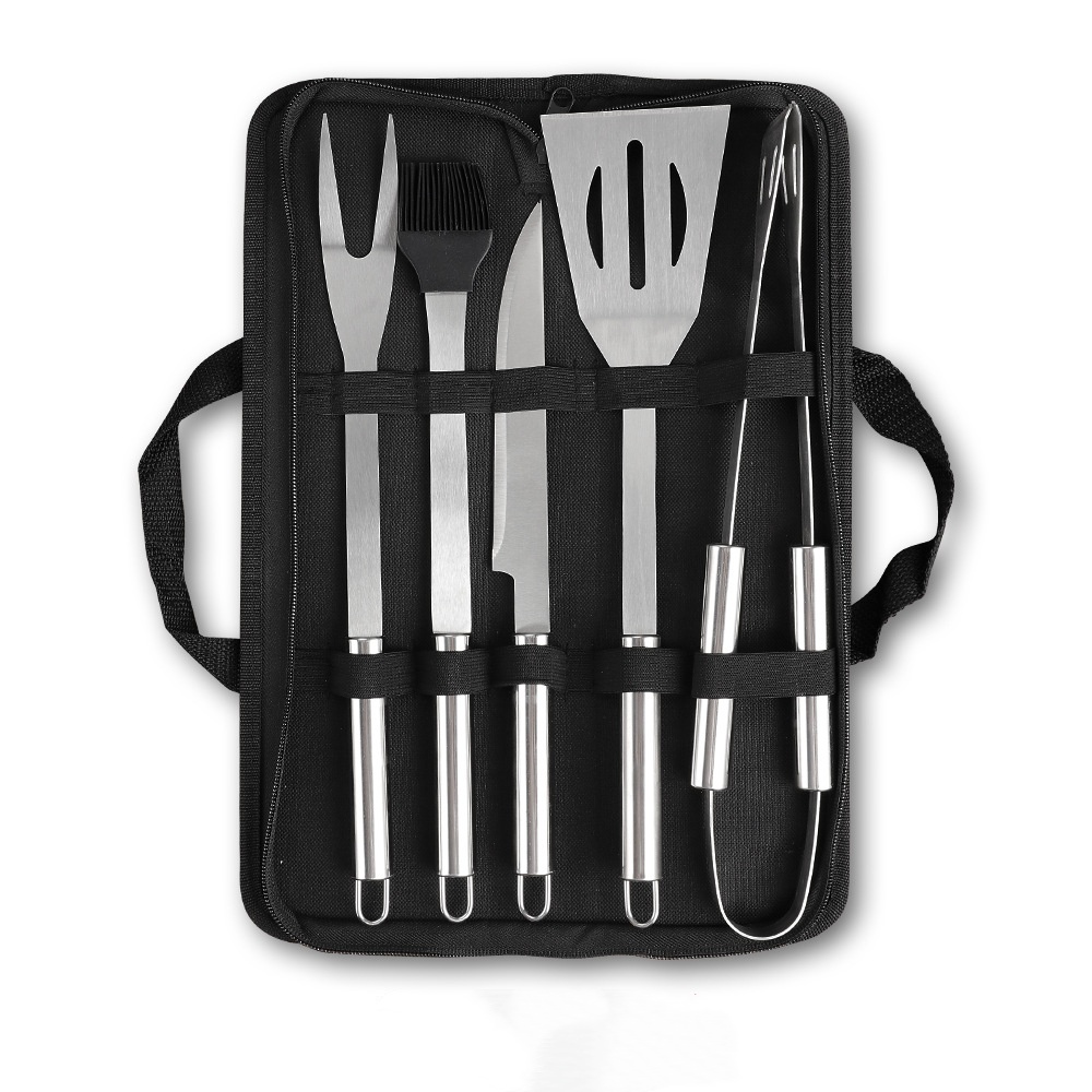 BBQ Tool Set with Carry Bag – 7-Piece