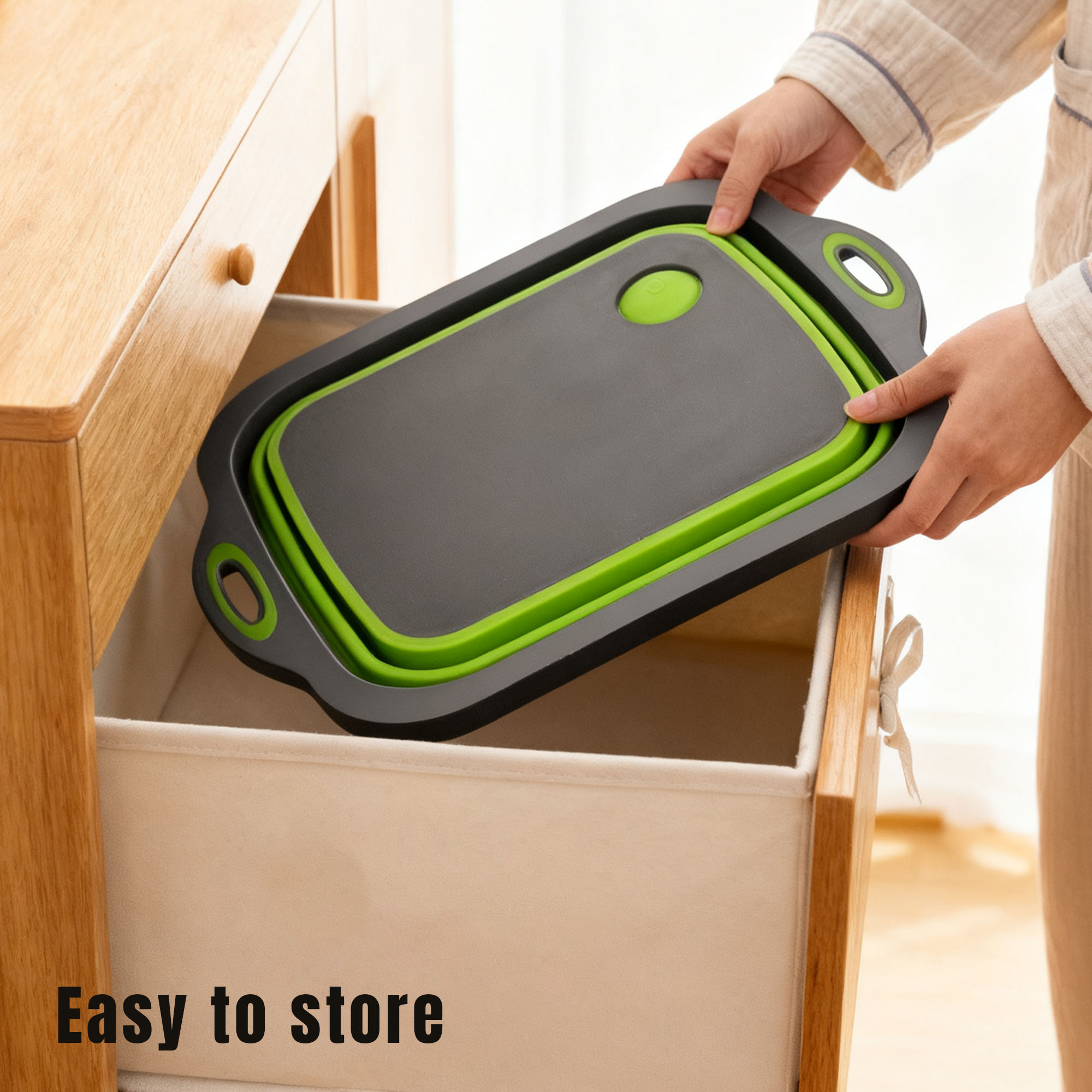 Also works as a serving tray or a spare container