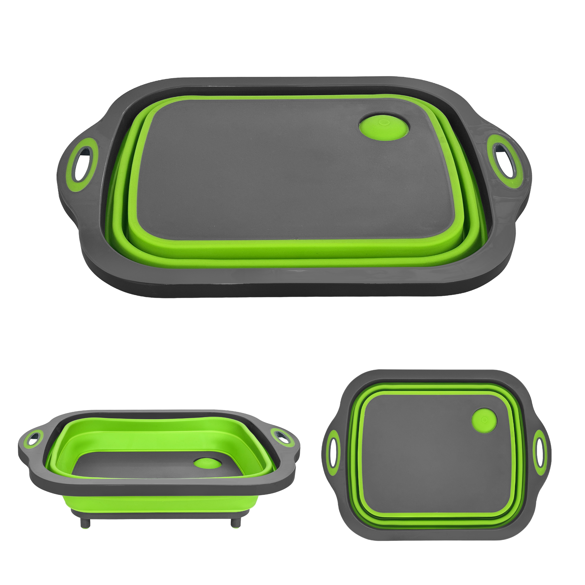 Foldable Cutting Board & Colander 2-in-1