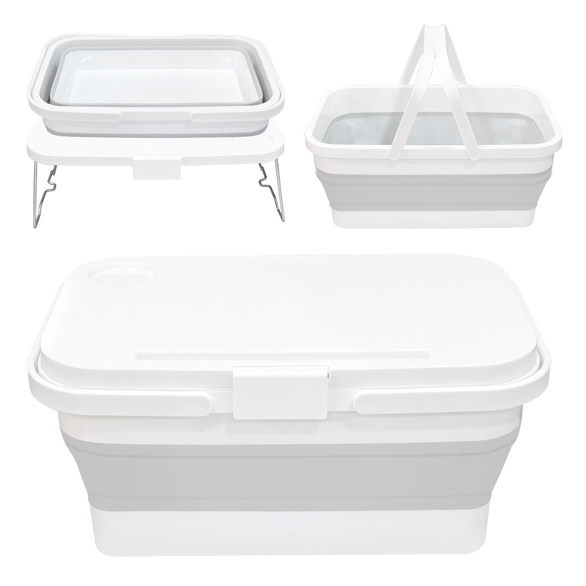 Collapsible Storage Box with Table Top – 15L