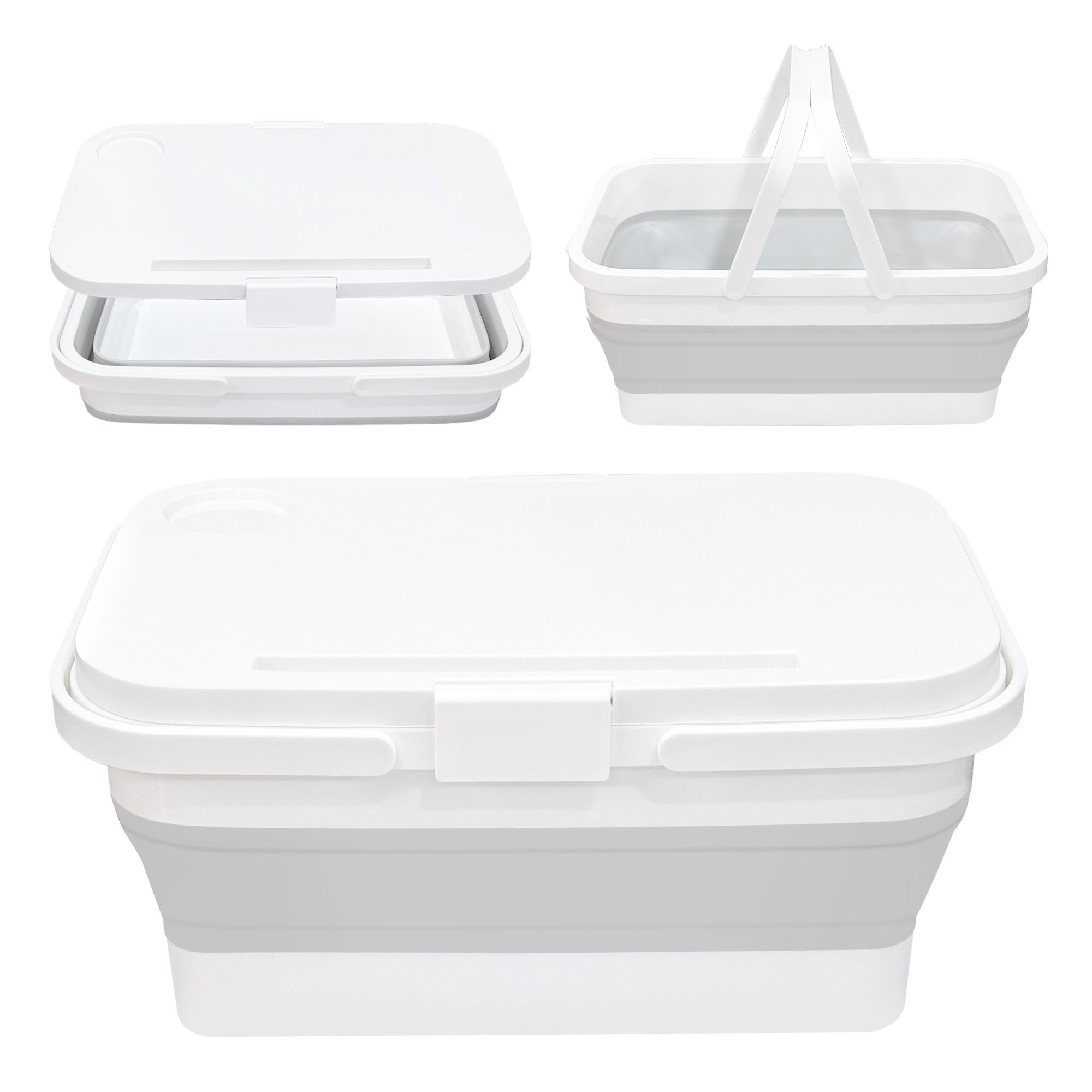 Collapsible Storage Box with Table Top – 15L