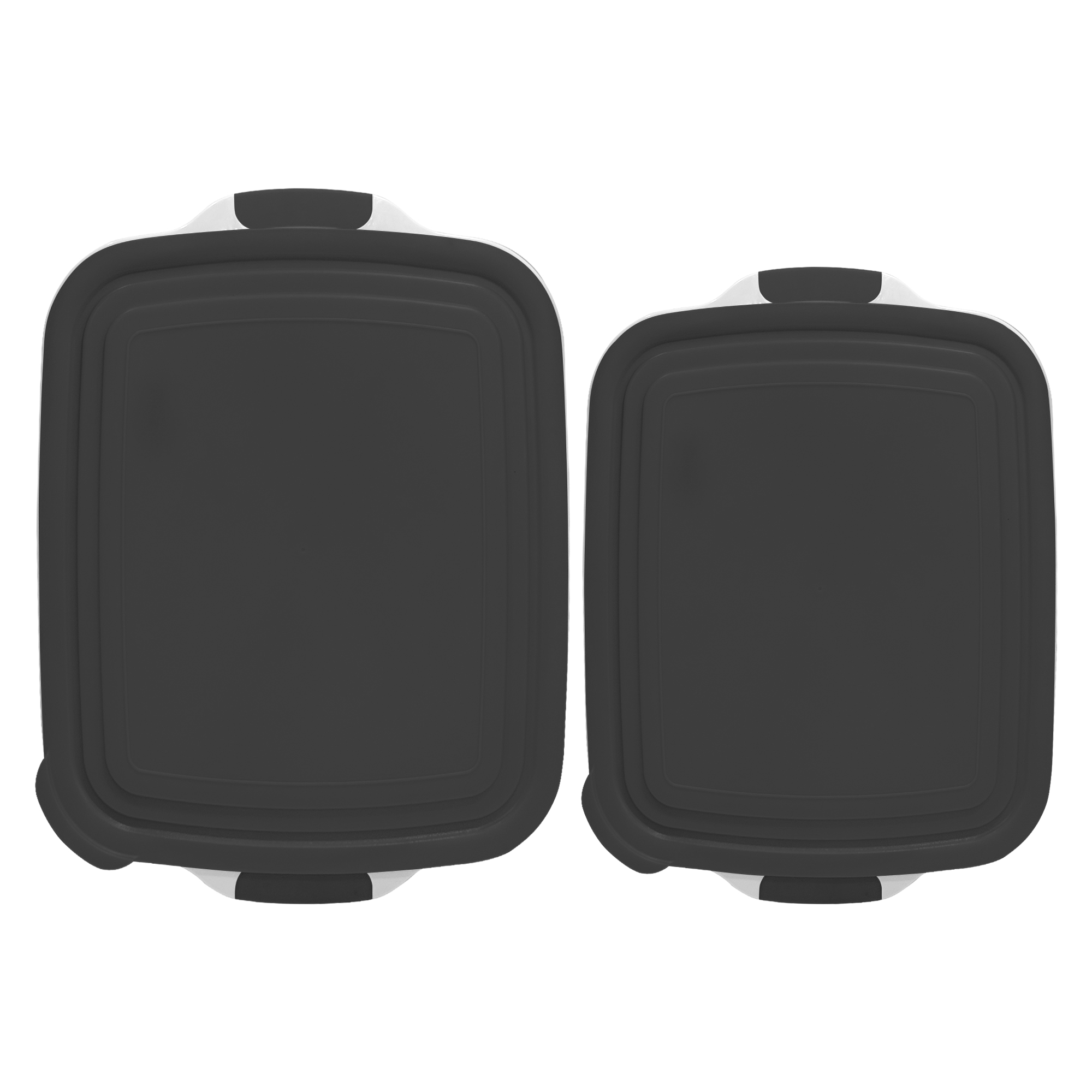 16L collapsible wash basin in black