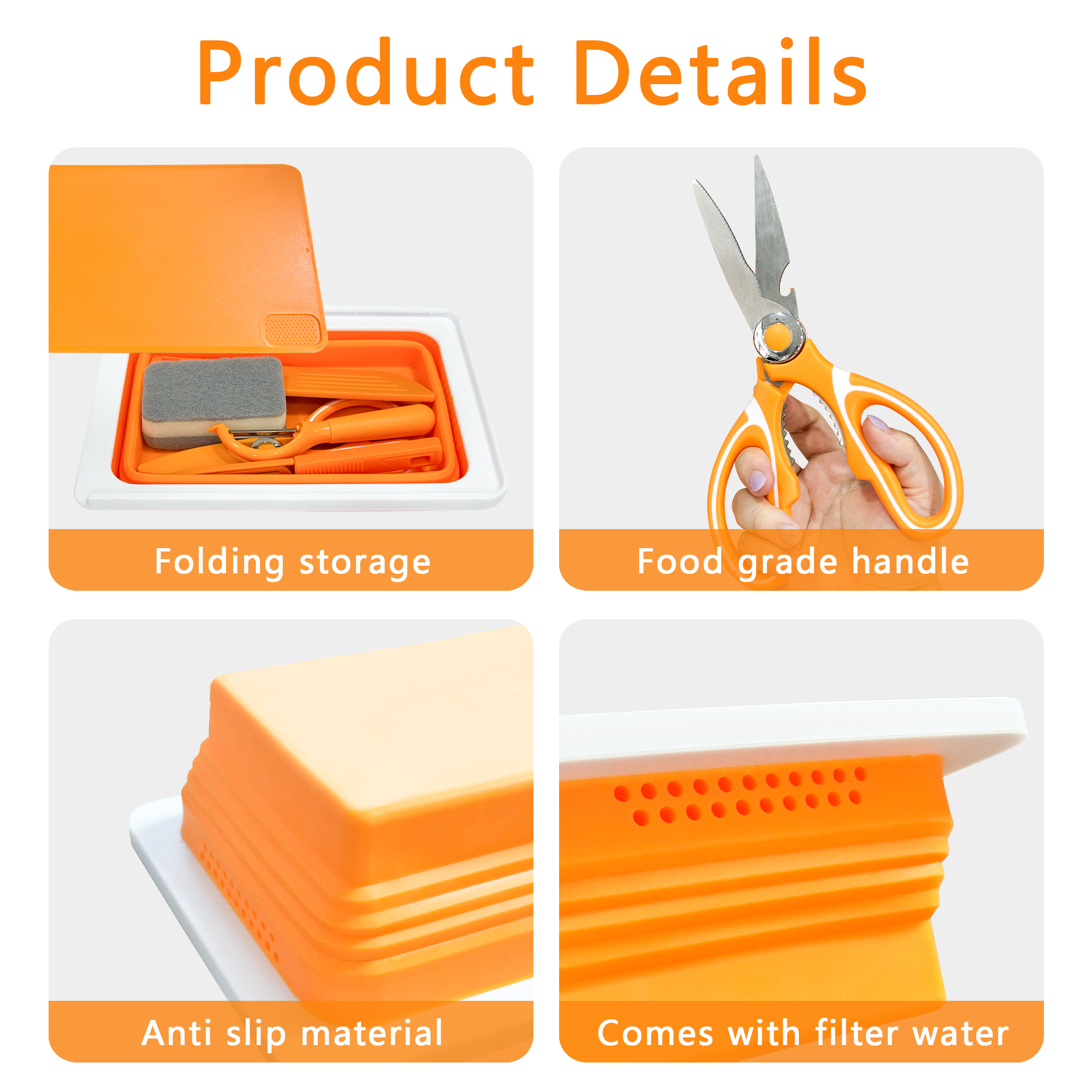 Folding board size - 31 cm open and folded flat