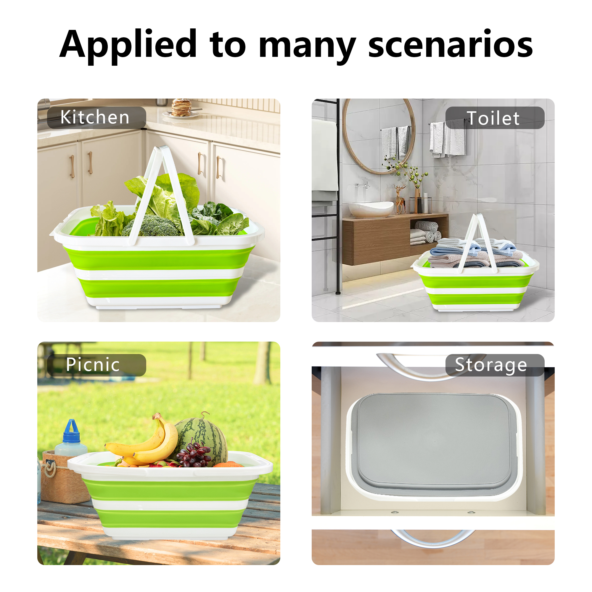 Kitchen, picnic, bathroom - it moves around the house